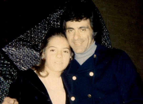 Celia Vali with her father, Frankie Valli