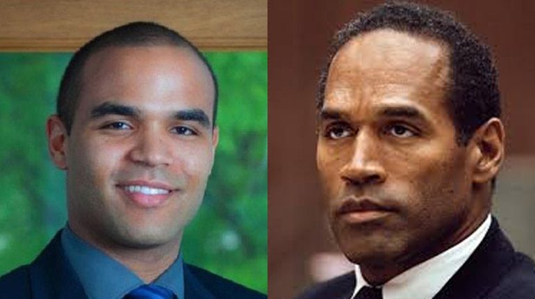 Justin Ryan Simpson and his father, OJ Simpsons